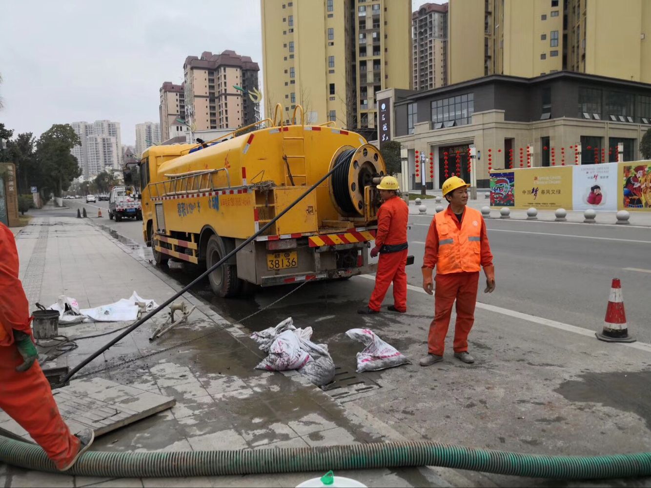 商洛排污管道清淤-管道清洗
